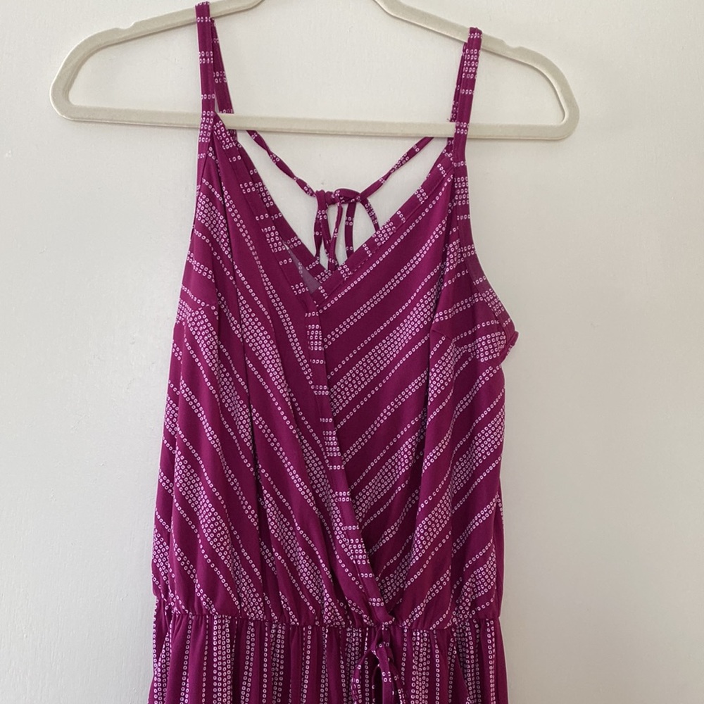 Maurices Raspberry colored jumpsuit - Picture 2 of 9